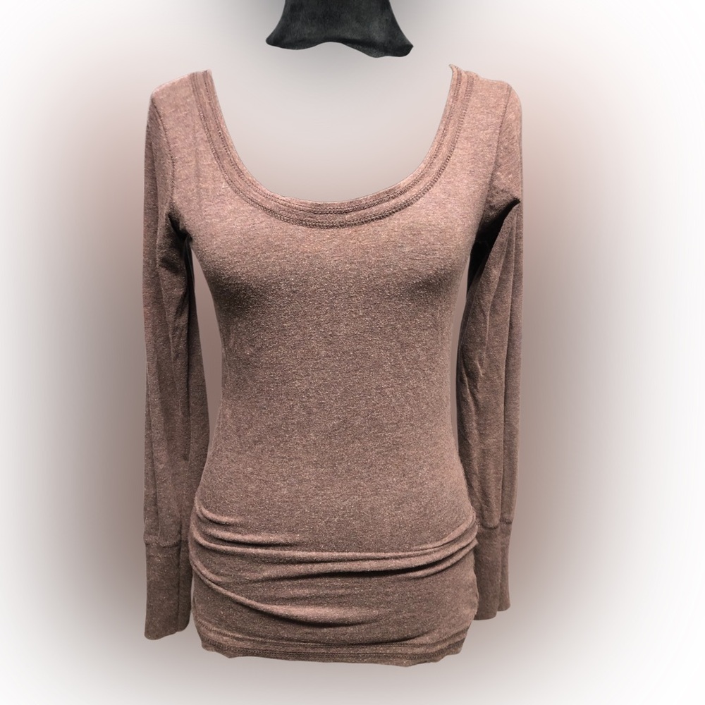 POOF EXCELLENCE Long sleeve brown shirt